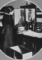 A Woman Booking Clerk At Maida Vale Station
