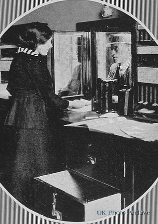A Woman Booking Clerk At Maida Vale Station