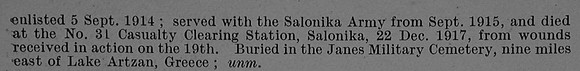 Williamson A T Pte 14787 11th Royal Welsh Fusiliers Obit Part 2 De Ruvignys Roll Of Honour Vol 4