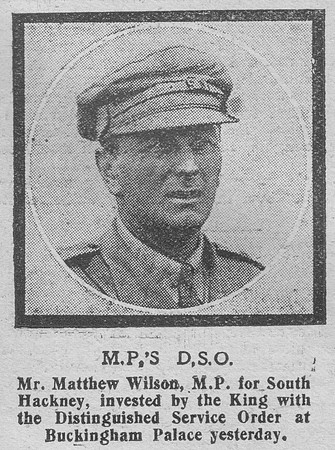 Wilson M R H Lt Col DSO Middlesex Yeomanry The Graphic 26th July 1918