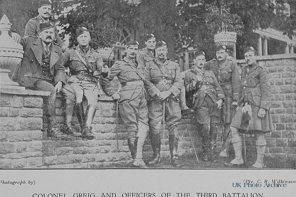London Scottish Officers 3rd Battalion