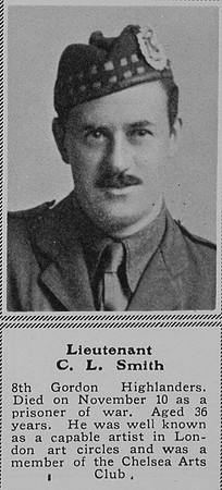 Smith C L Lt 8th Gordon Highlanders The Sphere 22nd Jan 1916