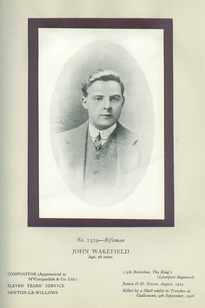 Wakefield J Rifleman