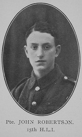 Robertson J Pte 15th Highland Light Infantry