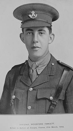 Fawcett W 2nd Lt 5th Oxford Bucks Light Infantry