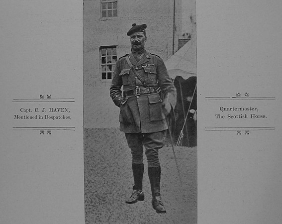 Haven C J Captain Scottish Horse The Sword Of The North Highland Memories Of The Great War - Dugald MacEchern