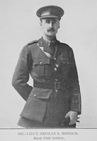 Bostock N S 2nd Lt Royal Field Artillery