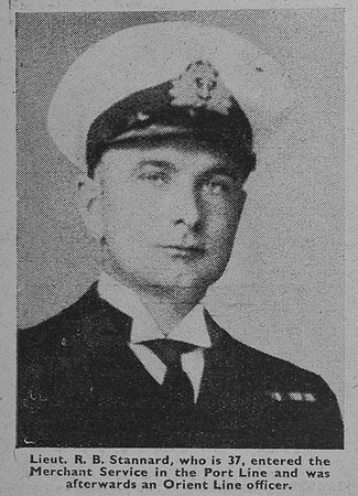 Stannard R B Lt VC HM Trawler Arab Royal Naval Reserve