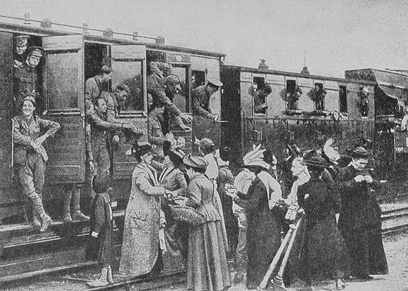 Refreshments For The British Troops