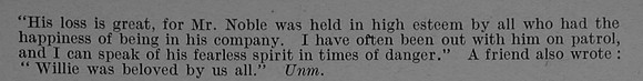 Noble W S J N 2nd Lt 15th Royal Scots Obit Part 2 De Ruvignys Roll Of Honour Vol 4