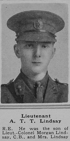Lindsay A T T Lt RE The Sphere 8th June 1918