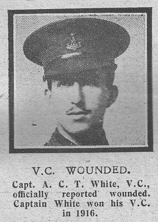 White A C T Captain VC 6th Yorkshire Regiment The Graphic 26th Oct 1918