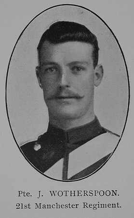 Wotherspoon J Pte 21st Manchester Regiment William Graham Company