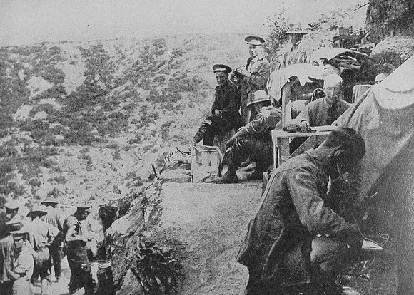 An Australian Telephone Station On Gallipoli