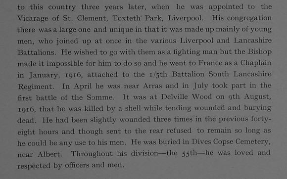 Spink H O Rev Army Chaplains Obit Part 2 Dulwich College Roll Of Honour