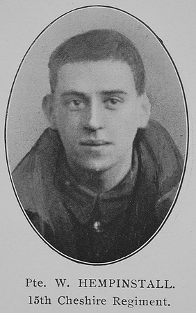 Hempinstall W Pte 15th Cheshire Regiment William Graham Company
