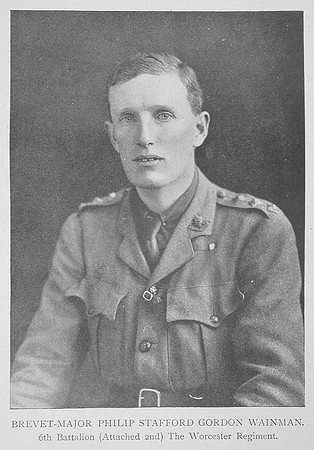 Wainman P S G Brever Major 2nd Worcestershire Regiment