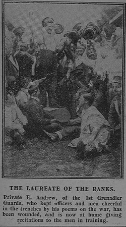 Andrew E Pte 1st Grenadier Guards The Graphic 17th July 1915