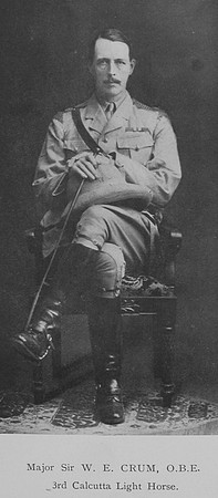 Crum W E Major Sir OBE Indian Army William Graham Company