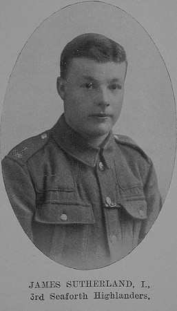 Sutherland J Pte 241410 3rd Seaforth Highlanders The Sword Of The North Highland Memories Of The Great War - Dugald MacEchern