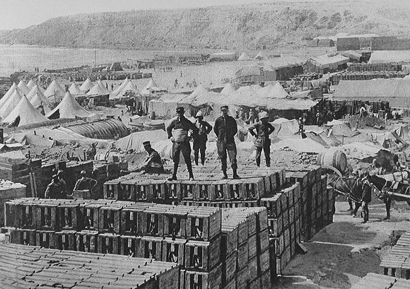 Munition Stores At Gallipoli