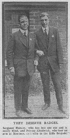 Horsley Sergt Rifle Brigade The Graphic 28th Sep 1916