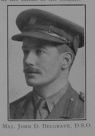 Dalrymple-Belgrave J Major DSO Royal Field Artillery