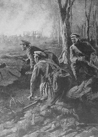 On Night Patrol On The Western Front Near Ypres