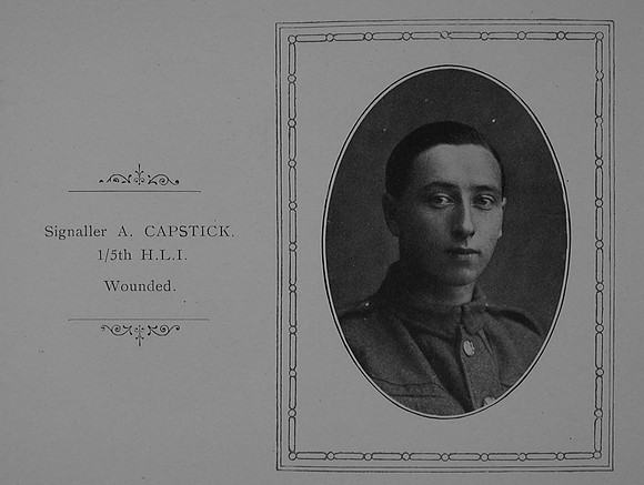 Capstick A Pte 41577 5th Highland Light Infantry