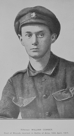 Comber W Rfn 531891 15th London Regiment