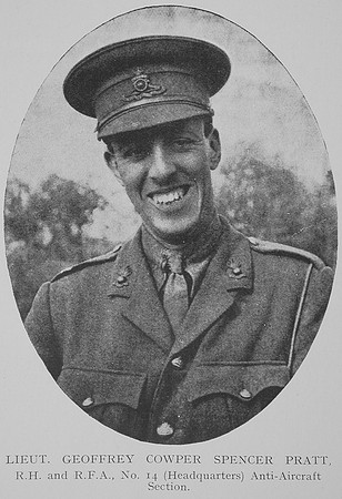 Pratt C G S Lt Royal Field Artillery