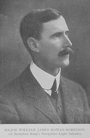 Rowan-Robinson W J Major 1st Kings Shropshire Light Infantry