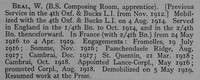 Beal W Cpl 4th Oxford And Bucks Light Infantry