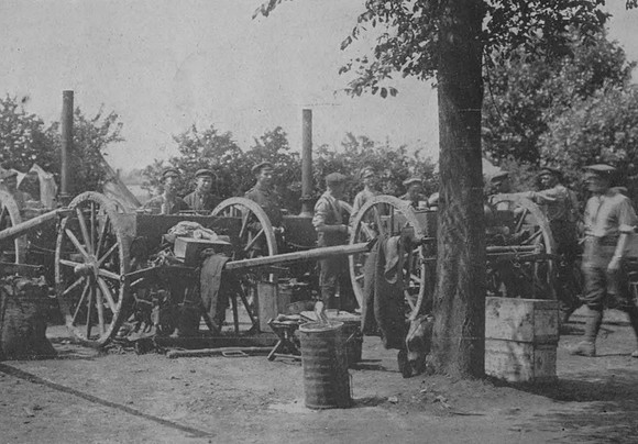 A Canadian Camp Behind The Lines Near Ypres