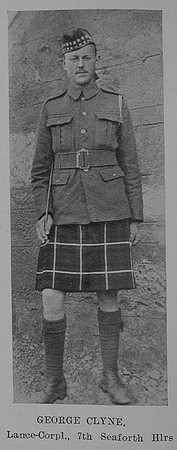 Clyne G L/Cpl 7th Seaforth Highlanders The Sword Of The North Highland Memories Of The Great War - Dugald MacEchern