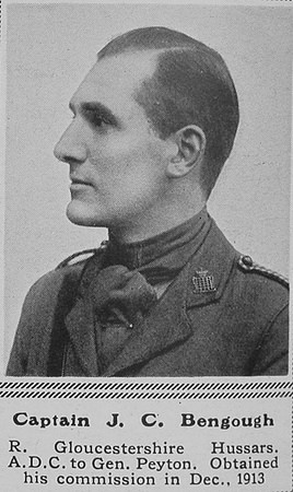Bengough J C Captain R Gloucs Hussars The Sphere 29th Apr 1916