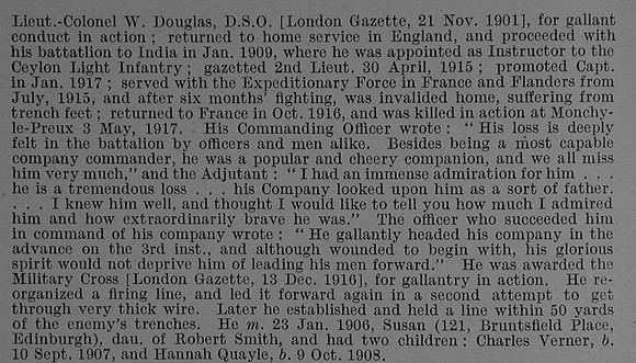 McGill G T Captain MC 2nd Royal Scots Obit Part 2 De Ruvignys Roll Of Honour Vol 4