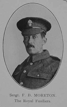 Moreton F B Sergt 51421 8th Royal Fusiliers William Graham And Company Record Of The Great War