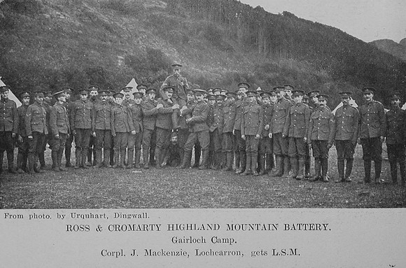 Mackenzie J Cpl Awarded His Long Service Medal Royal Garrison Artillery The Sword Of The North Highland Memories Of The Great War - Dugald MacEchern