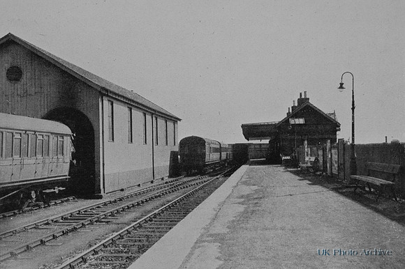 Platform Buildings At Haddington Station 1946