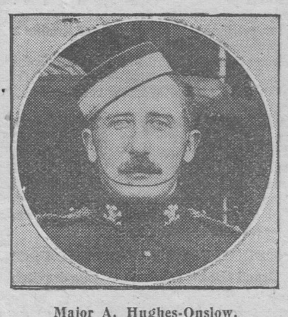 Hughes-Onslow A Major 10th Hussars The Graphic 20th Aug 1914