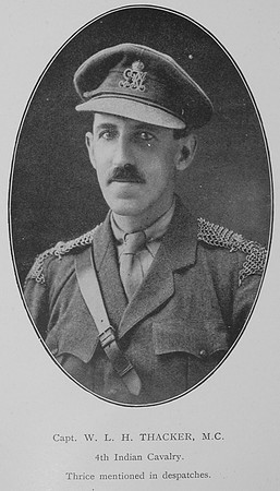 Thacker W L H Captain MC Indian Army William Graham Company