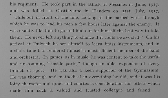 Beachcroft G W 2nd Lt Kings Own Royal Lancs Regiment Obit Part 2
