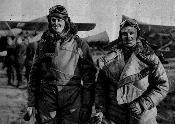 British Airmen In Italy In January 1918
