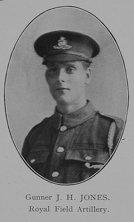 Jones J H Gnr Royal Field Artillery William Graham & Company Record Of War Service