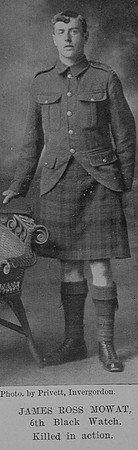 Mowat J R Pte 288095 6th Black Watch (Royal Highlanders) The Sword Of The North Highland Memories Of The Great War - Dugald MacEchern