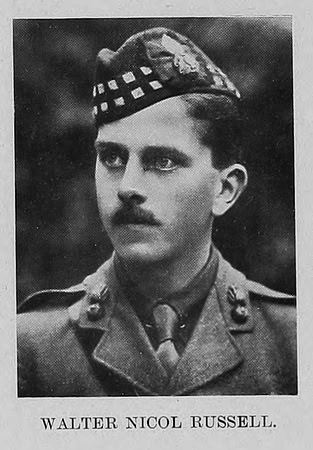 Russell W N 2nd Lt 9th Royal Scots St Andrews University Roll Of Honour