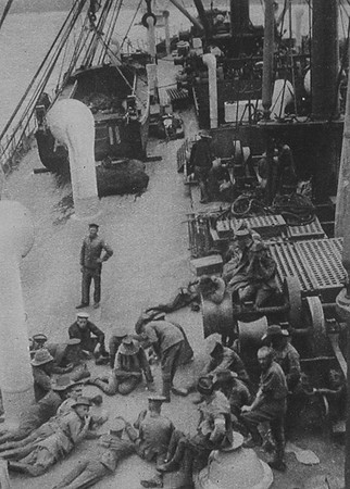Australians Awaiting Orders To Land At Gallipoli