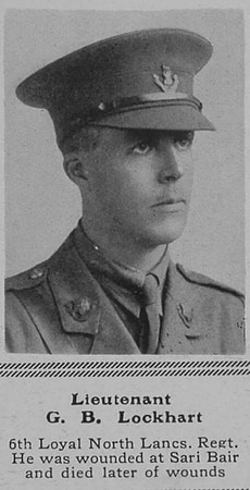 Lockhart G B Lt 6th Loyal North Lancs Regt The Sphere 5th Feb 1916
