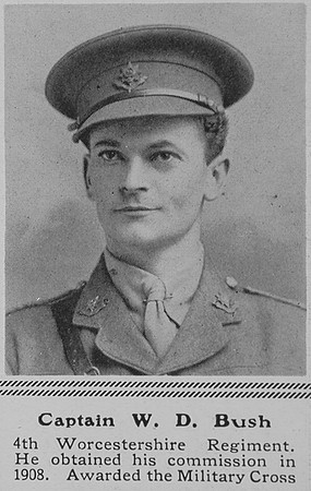 Bush W D Captain MC 4th Worcestershire Regiment The Sphere 31st Jul 1915